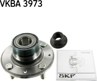 SKF VKBA 3973 - Подшипник ступицы колеса, комплект autospares.lv