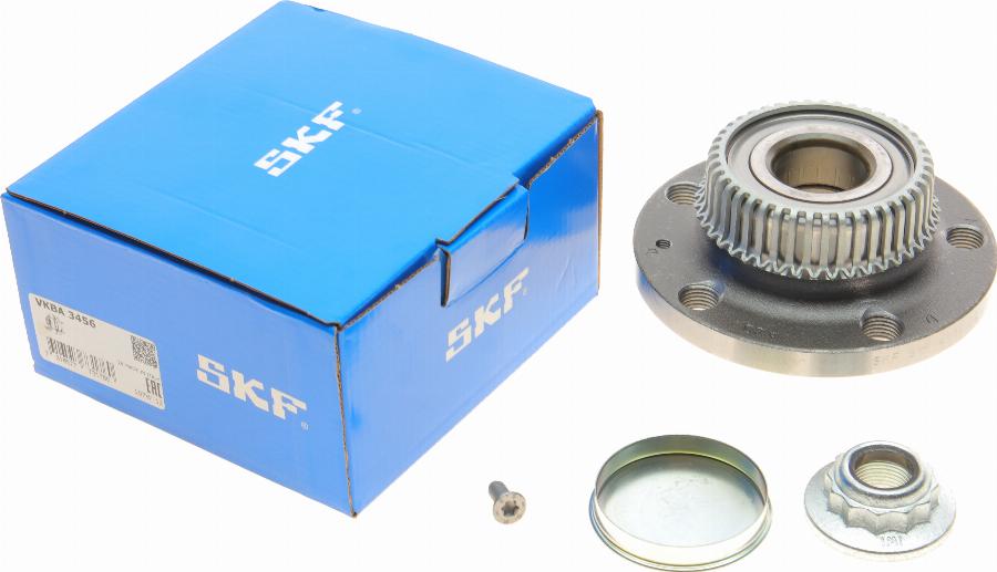 SKF VKBA 3456 - Подшипник ступицы колеса, комплект autospares.lv