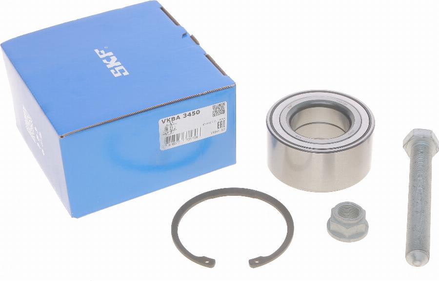 SKF VKBA 3450 - Подшипник ступицы колеса, комплект autospares.lv