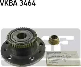 SKF VKBA 3464 - Ступица колеса, поворотный кулак autospares.lv