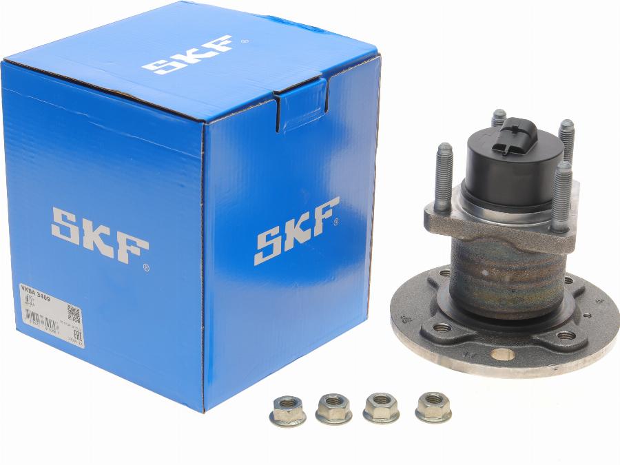 SKF VKBA 3409 - Ступица колеса, поворотный кулак autospares.lv