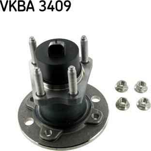 SKF VKBA 3409 - Ступица колеса, поворотный кулак autospares.lv