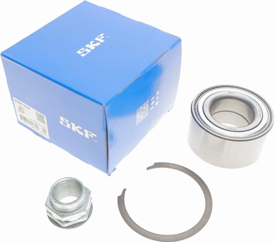 SKF VKBA 3416 - Подшипник ступицы колеса, комплект autospares.lv