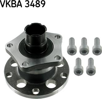 SKF VKBA 3489 - Подшипник ступицы колеса, комплект autospares.lv