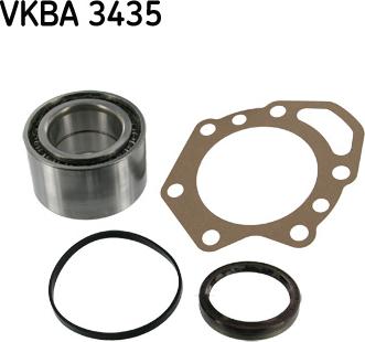 SKF VKBA 3435 - Подшипник ступицы колеса, комплект autospares.lv