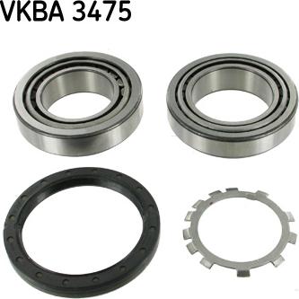SKF VKBA 3475 - Подшипник ступицы колеса, комплект autospares.lv