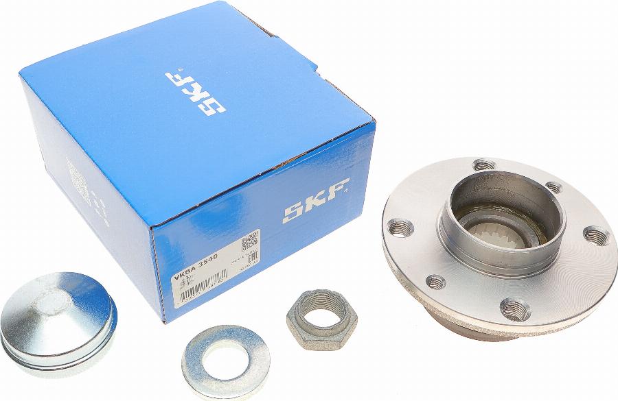 SKF VKBA 3540 - Подшипник ступицы колеса, комплект autospares.lv