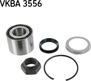 SKF VKBA 3556 - Подшипник ступицы колеса, комплект autospares.lv