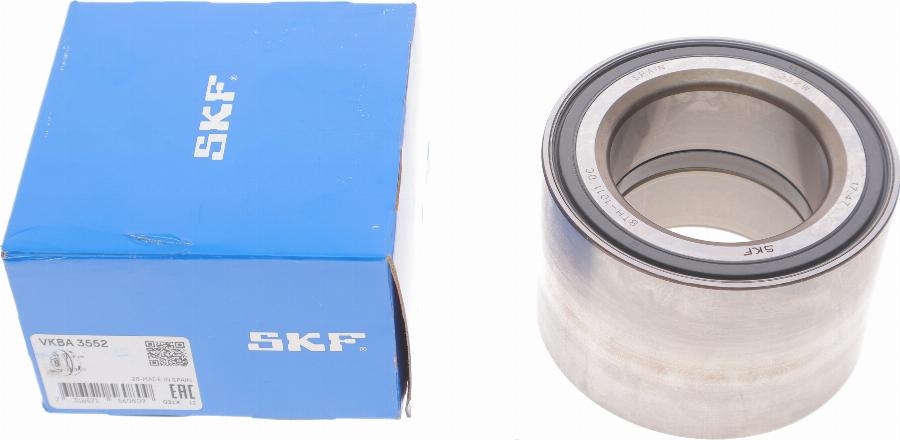 SKF VKBA 3552 - Подшипник ступицы колеса, комплект autospares.lv