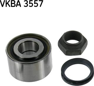 SKF VKBA 3557 - Подшипник ступицы колеса, комплект autospares.lv