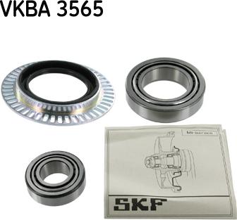 SKF VKBA 3565 - Подшипник ступицы колеса, комплект autospares.lv