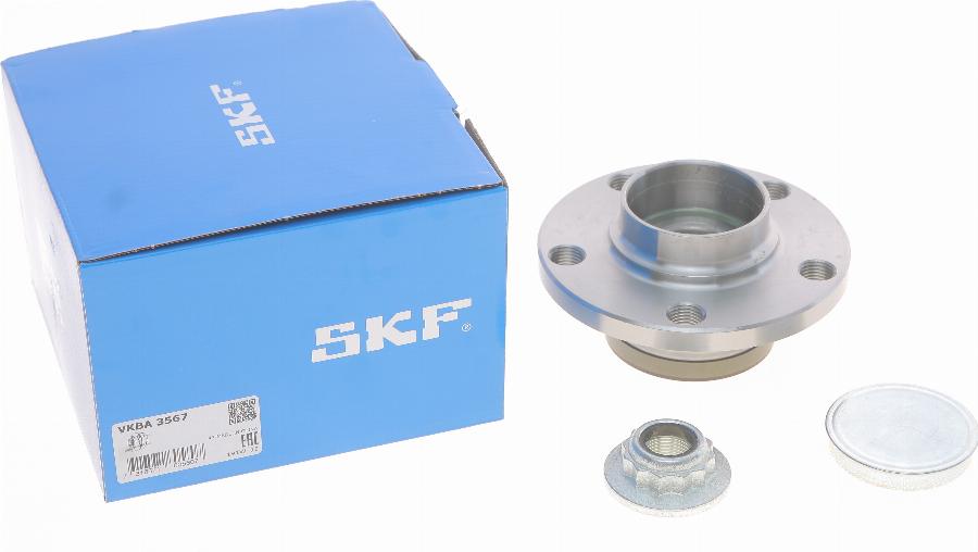 SKF VKBA 3567 - Подшипник ступицы колеса, комплект autospares.lv