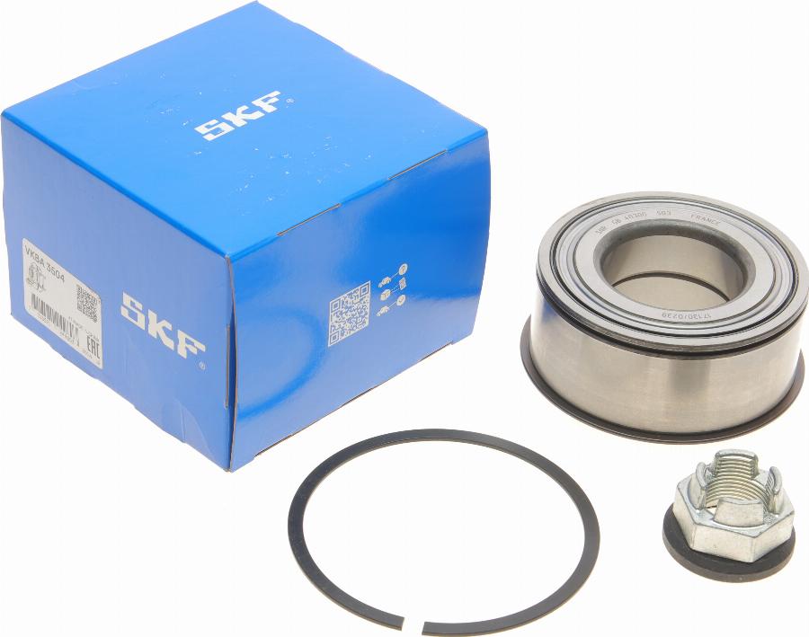 SKF VKBA 3504 - Подшипник ступицы колеса, комплект autospares.lv