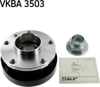 SKF VKBA 3503 - Подшипник ступицы колеса, комплект autospares.lv