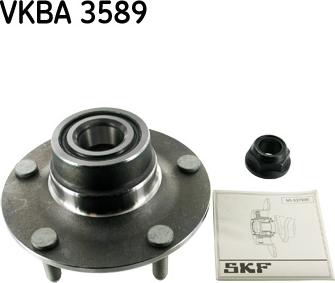 SKF VKBA 3589 - Подшипник ступицы колеса, комплект autospares.lv