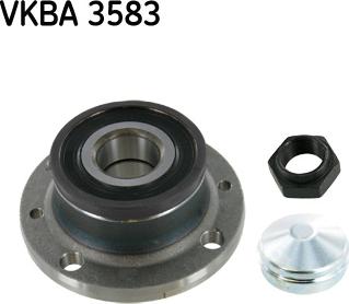 SKF VKBA 3583 - Подшипник ступицы колеса, комплект autospares.lv