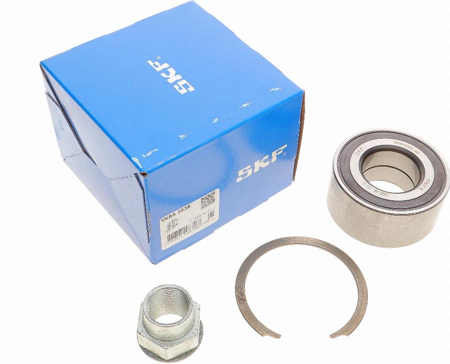 SKF VKBA 3538 - Подшипник ступицы колеса, комплект autospares.lv