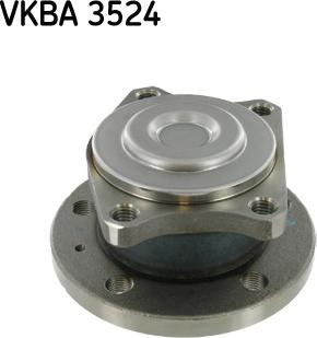 SKF VKBA 3524 - Подшипник ступицы колеса, комплект autospares.lv