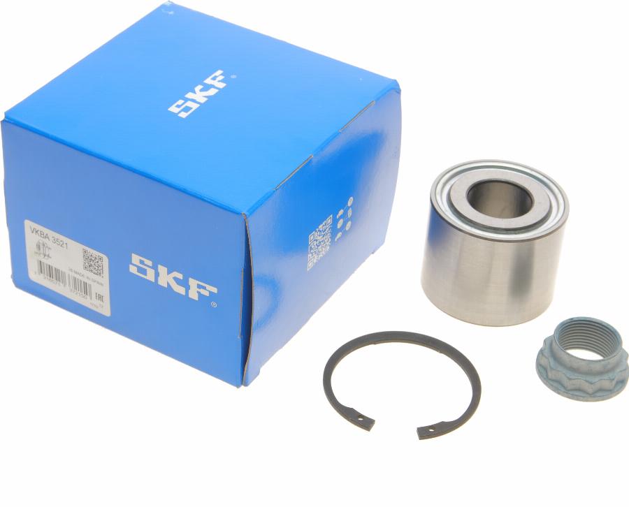 SKF VKBA 3521 - Подшипник ступицы колеса, комплект autospares.lv