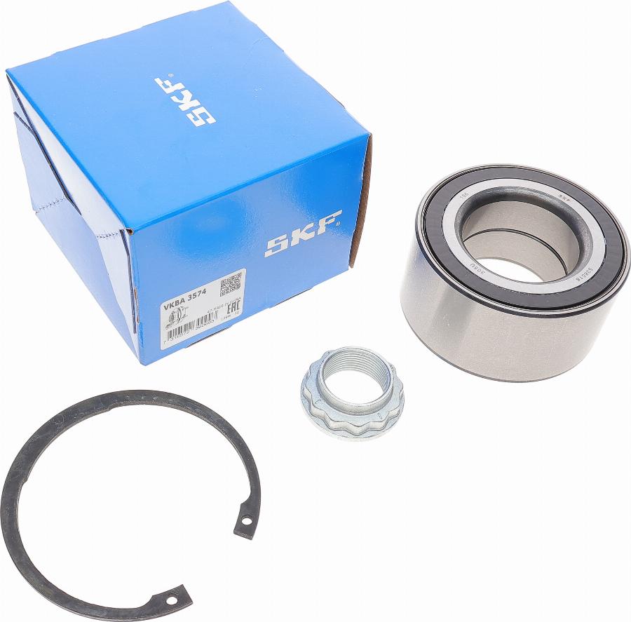 SKF VKBA 3574 - Подшипник ступицы колеса, комплект autospares.lv