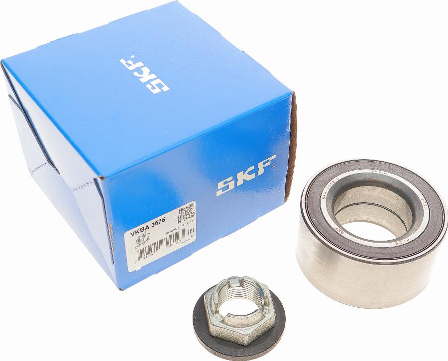 SKF VKBA 3575 - Подшипник ступицы колеса, комплект autospares.lv