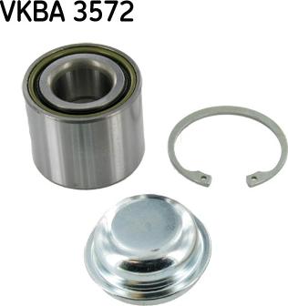 SKF VKBA 3572 - Подшипник ступицы колеса, комплект autospares.lv