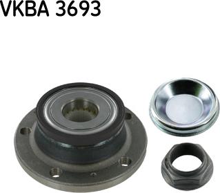 SKF VKBA 3693 - Ступица колеса, поворотный кулак autospares.lv