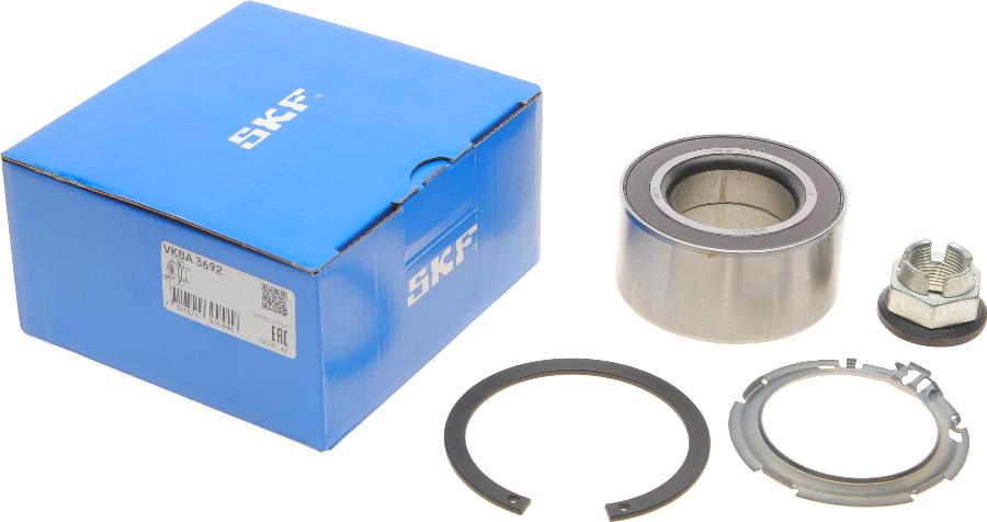 SKF VKBA 3692 - Подшипник ступицы колеса, комплект autospares.lv