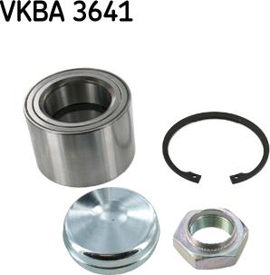 SKF VKBA 3641 - Подшипник ступицы колеса, комплект autospares.lv