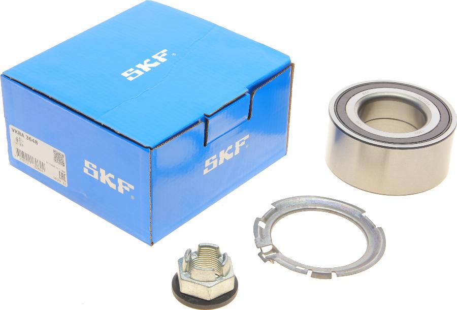 SKF VKBA 3648 - Подшипник ступицы колеса, комплект autospares.lv