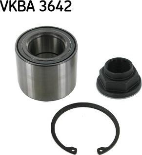 SKF VKBA 3642 - Подшипник ступицы колеса, комплект autospares.lv