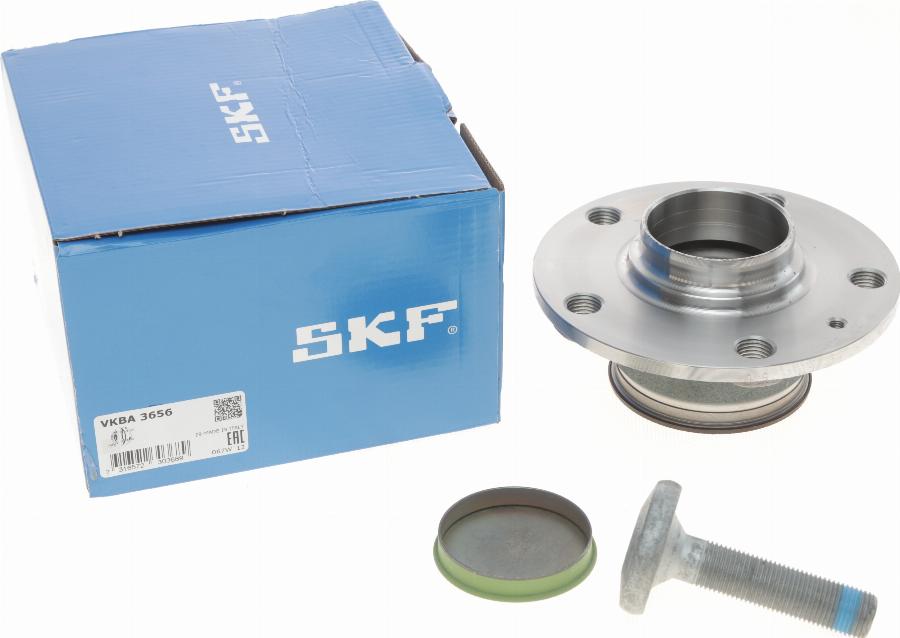 SKF VKBA 3656 - Подшипник ступицы колеса, комплект autospares.lv