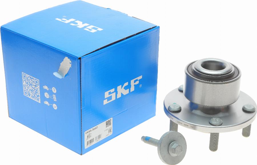 SKF VKBA 3660 - Подшипник ступицы колеса, комплект autospares.lv