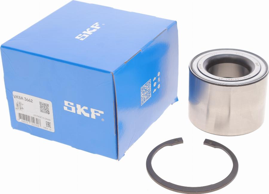 SKF VKBA 3662 - Подшипник ступицы колеса, комплект autospares.lv