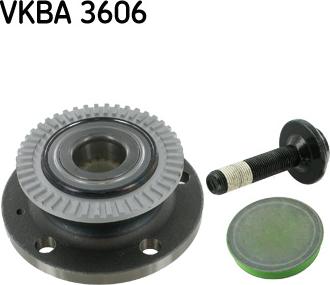 SKF VKBA 3606 - Подшипник ступицы колеса, комплект autospares.lv