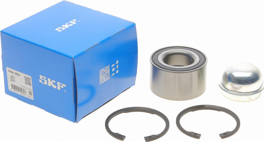 SKF VKBA 3600 - Подшипник ступицы колеса, комплект autospares.lv