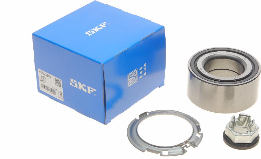 SKF VKBA 3618 - Подшипник ступицы колеса, комплект autospares.lv