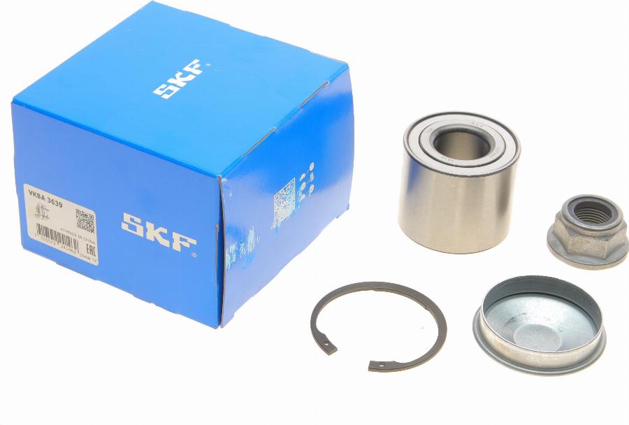 SKF VKBA 3639 - Подшипник ступицы колеса, комплект autospares.lv