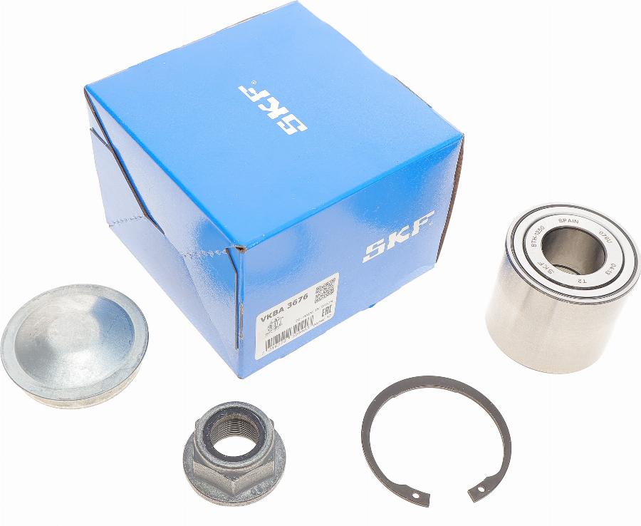 SKF VKBA 3676 - Подшипник ступицы колеса, комплект autospares.lv