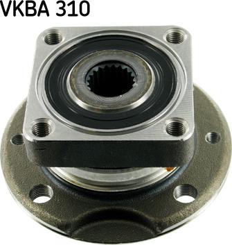 SKF VKBA 310 - Подшипник ступицы колеса, комплект autospares.lv