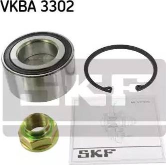 SKF VKBA 3302 - Подшипник ступицы колеса, комплект autospares.lv