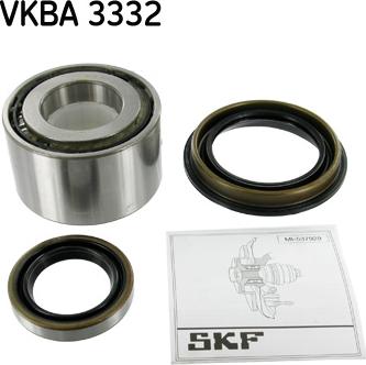 SKF VKBA 3332 - Подшипник ступицы колеса, комплект autospares.lv