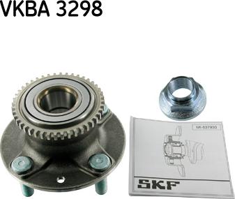 SKF VKBA 3298 - Подшипник ступицы колеса, комплект autospares.lv