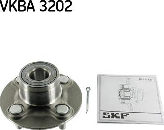 SKF VKBA 3202 - Подшипник ступицы колеса, комплект autospares.lv