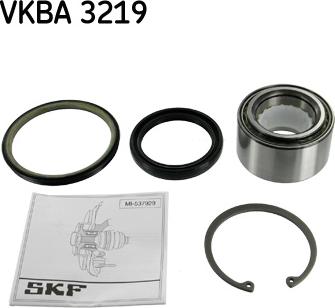 SKF VKBA 3219 - Подшипник ступицы колеса, комплект autospares.lv