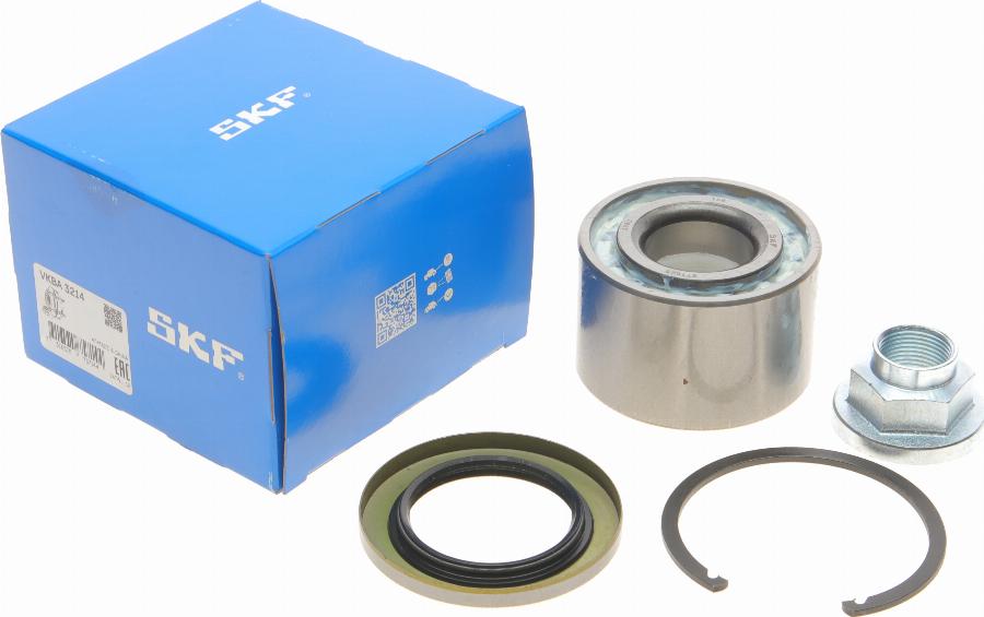 SKF VKBA 3214 - Подшипник ступицы колеса, комплект autospares.lv