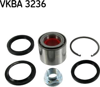 SKF VKBA 3236 - Подшипник ступицы колеса, комплект autospares.lv
