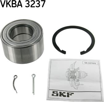 SKF VKBA 3237 - Подшипник ступицы колеса, комплект autospares.lv