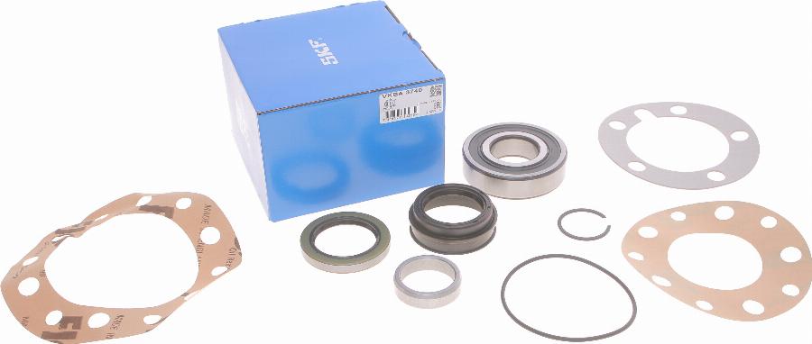 SKF VKBA 3740 - Подшипник ступицы колеса, комплект autospares.lv