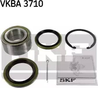 SKF VKBA 3710 - Подшипник ступицы колеса, комплект autospares.lv